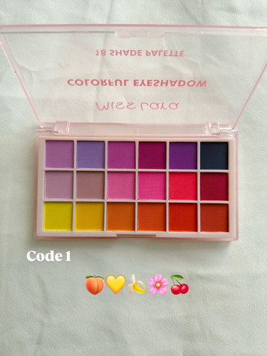 پلت سایه 18 رنگ فانتری|میسلارا